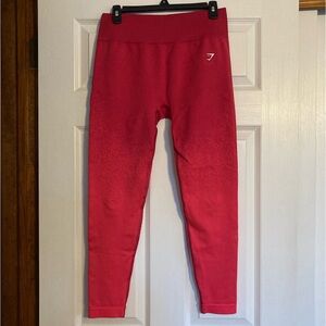 Gymshark Adapt Ombré Seamless Leggings - Pink/Red